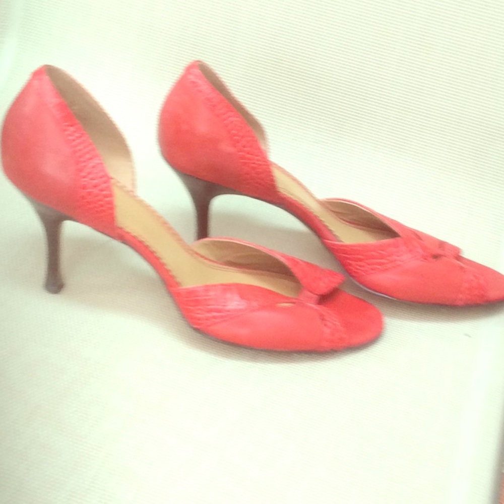 Ann Klein red stilettos